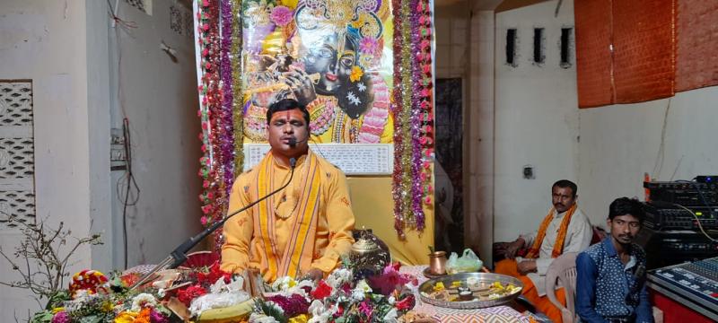 Raipur, Chhattisgarh, Shiva Temple, Gayatri Nagar, Bhagwat Katha, Acharya Shri Shivanand Ji Maharaj, Khabargali