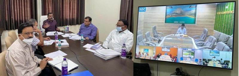 Director of Water Life Mission S. Prakash, Bemetra, Rajnandgaon, Bastar, Kabirdham and Dantewada, T.G. Kosariya, Minister, Rudra Kumar Guru, Chhattisgarh, Khabargali