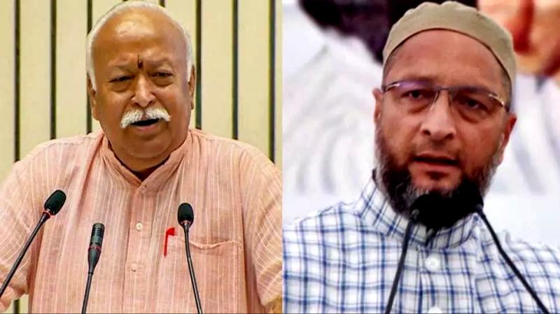 Mohan bhagwat owaisi khabargali