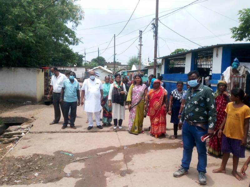 Durg District Jhuggi Jhopri President, Sarsij Ghosh, Smt. Rita Singh Gera, Ward of Bhilai, Durg, Khabargali