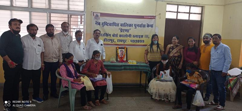 Ashish Goswami, Advocate, NAB Visually Impaired Girls Rehabilitation Center, Hirapur, Prerna, Raipur, Chhattisgarh, Khabargali