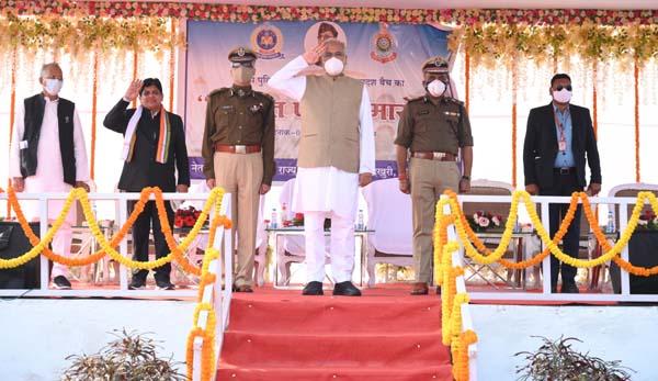 Chhattisgarh Police, Deputy Superintendent of Police, 10th-XI batch convocation parade ceremony, Chief Minister Bhupesh Baghel, Director General of Police Ashok Juneja, Khabargali