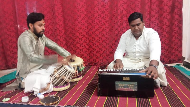 , 79th episode of Ravivasari Sangeet Sabha, Morda, Guru Pandit Mohan Singh Bhunawat, Parmanand Gandharva, classical playing on harmonium, Deepak Vyas, Khabargali