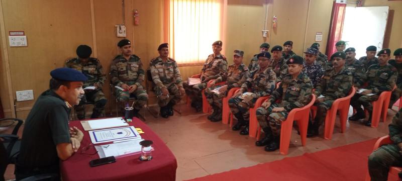 Training of the Trainer, Group Commander Brigadier AK Das VSM, Deputy Commander Col Vishnu Singh Sikarwar, Col Ashish Badola, 8 CG Girls Battalion, NCC, Major P Surekha Rao, Chhattisgarh, Khabargali