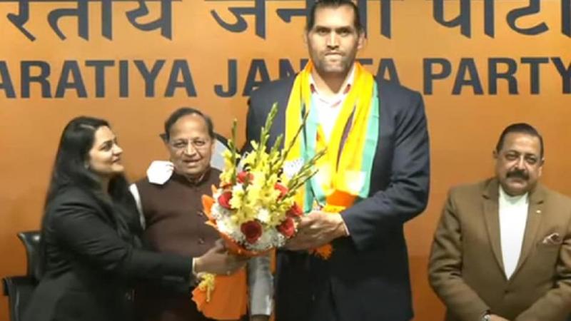 Wrestler Khali, Dalip Singh Rana, Himachal Pradesh, BJP entry, WWE, Khabargali