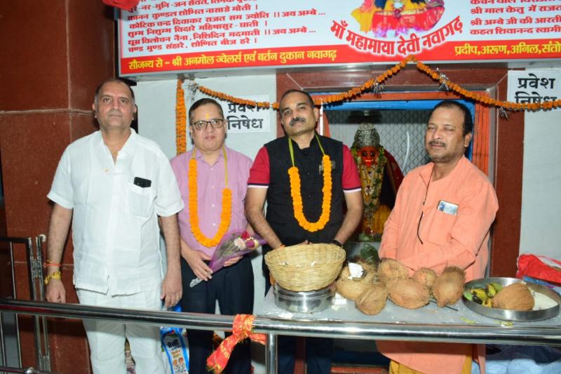 Bemetara, Nawagarh, Vishal Chaitra Navratri Festival 2022, Shami Ganesh Mahamaya Sharda Tourism Committee, Chhattisgarh Civil Society, Brahmachari Jyotirmyanand Ji Maharaj, Dr. Kuldeep Solanki, Khabargali