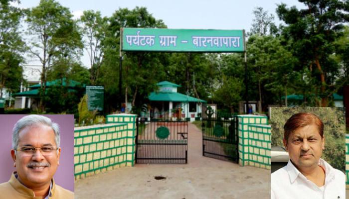 Barnawapara Sanctuary, attractive rejuvenation, wildlife habitat upgradation work, Campa item, Forest Minister, Mohammad Akbar, Chhattisgarh, Khabargali