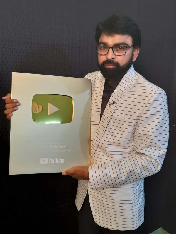 Bastar District, Musician Harjit Singh Pappuyu, Tube Channel, Golden Play Button Award, Chhattisgarh, Khabargali