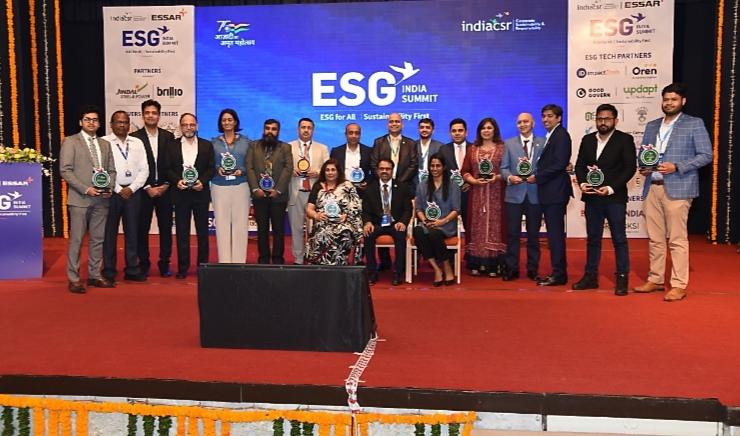 India CSR ,  a leading organisation on sustainable development and Corporate Social Responsibility , organised , maiden India ESG Summit 2022 , ESG for All,  Mumbai, Narhari Zirwal Deputy Speaker, Maharashtra Legislative Assembly, Special Guest, Dr. Rajiv Sharma, IAS , Chief Advisor to Government of Telangana , Sunil Jain, Energy Transition, Essar Capital , Rusen Kumar, Founder, India CSR Network, khabargali.