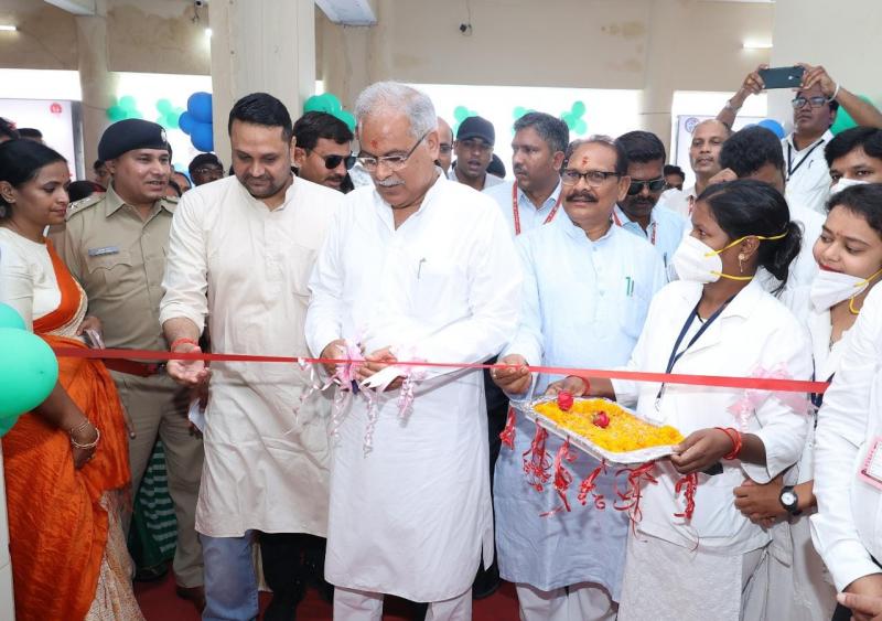 State's first civil hospital launched, blood bank facility available, Chhattisgarh, Khabargali