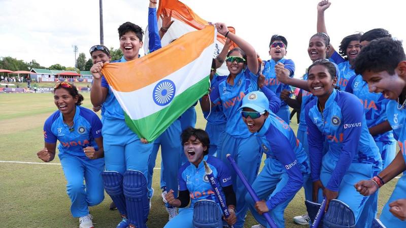 India's daughters created history, became the first champion of the Under-19 T20 World Cup, Cricket, beat England by seven wickets in the final, Potchefstroom, Shafali Verma, Captain, Shweta Sehrawat, Saumya Tiwari, Gongadi Trisha, Richa Ghosh, Wicketkeeper, , Rishita Basu, Titas Sadhu, Mannat Kashyap, Archana Devi, Parshvi Chopra, Sonam Yadav,khabargali