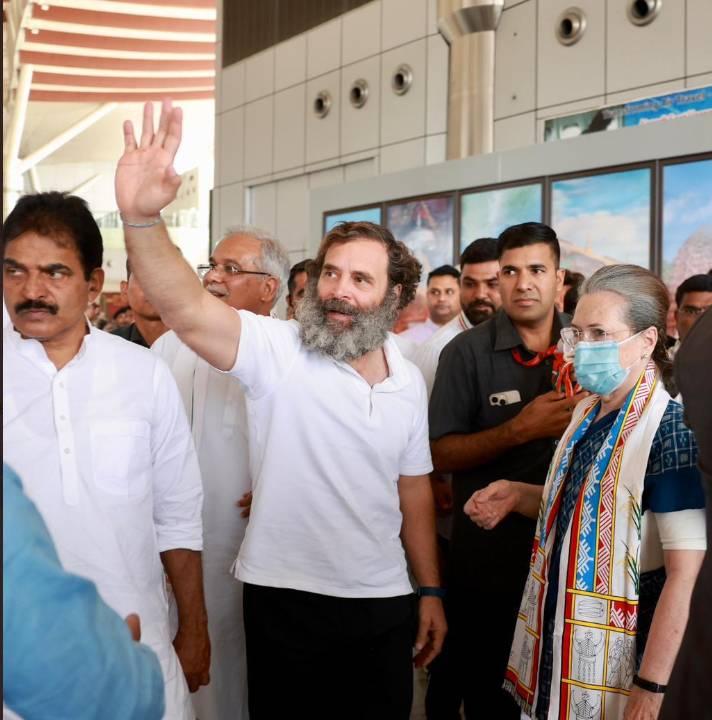 Congress's 85th session begins, Rahul and Sonia Gandhi reach Raipur, there will be no CWC election, Steering Committee, Chhattisgarh, khabargali