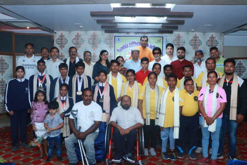 Para Sports Association of Chhattisgarh, Manish Pillewar, RC Mishra, Suraj Yadav, Prashant Singh Raghuvanshi, Raipur, Chhattisgarh, Khabargali