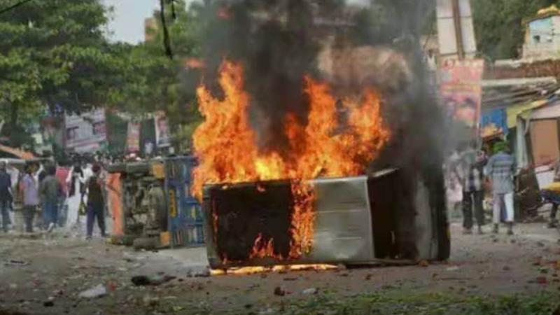 Violent clashes due to religious tension in UP, Jharkhand and Haryana too, khabargali