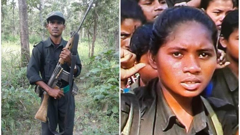 Naxalite LOS commander and LOS member killed in an encounter with a reward of 11 lakhs, five big Naxalites surrendered in Jharkhand with a reward of 10 lakhs, khabargali