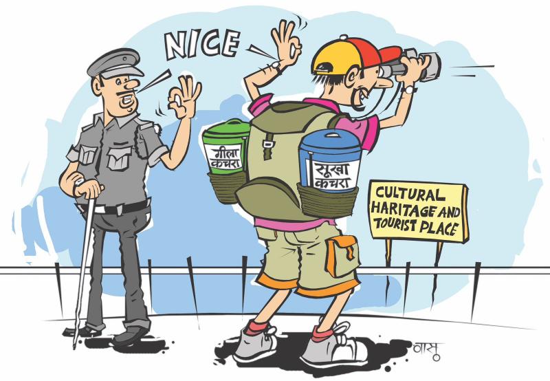 World Cartoonist Day, cartoon magazine Cartoon Watch, keep cultural heritage and tourist places clean, Trimbak Sharma, cartoonist Vasu of Dongargarh, Raghupati of Bangalore, Gopal Krishna of Andhra Pradesh and Nanjunda Swamy of Bangalore, Nagishetty of Vijaywada and SV Ramana of Hyderabad, Pune cartoonist Shubham Jinde, Chhattisgarh cartoonist Sagar Kumar, Bhagwat Sahu, Dhanesh Diwakar, Ajay Saxena, Raipur, Khabargali