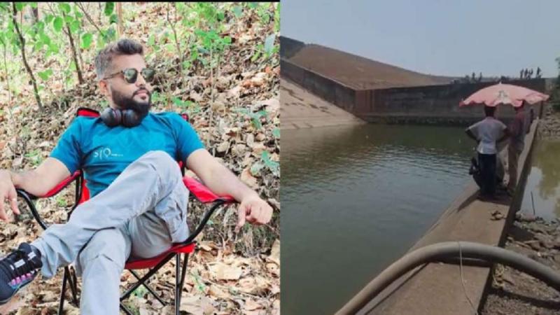 Food Inspector Rajesh Vishwas, the officer who released 41 lakh liters of water from the dam, Mobile, Water Resources Department, Chhattisgarh, Paralkot Reservoir located in Pakhanjur area of Kanker district, Khabargali