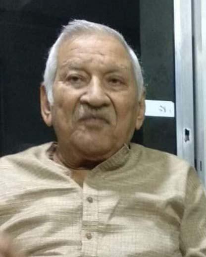Death of Kalika Prasad Mishra, Phool Chowk, Raipur, Ophthalmologist Dr. Dinesh Mishra, Umesh Mishra, Public Relations Department, Archana Pandey, father of Arpana Shukla, Rajiv Pandey, Arun Shukla, Rajnandgaon, Dr. Pranjal, Dr. Prasun, Dr. Abir, Chhattisgarh, Khabargali