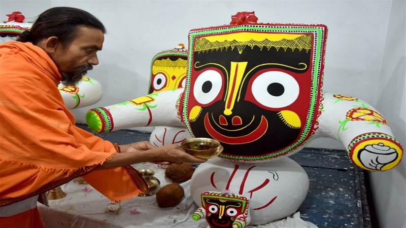 Lord Jagannath is ill, medicine decoction, eye festival, Rath Yatra, Jyestha Purnima, Amavasya Tithi, Gayatri Nagar, Sadar Bazar, Turi Hatri, Amapara, Ashwini Nagar, Lily Chowk, Kota, Jagannath Temple of Gudiyari, Raipur, Chhattisgarh, Khabargali