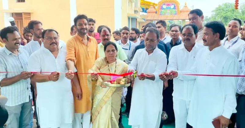 Minister Guru Rudrakumar inaugurated Swami Atmanand English Medium School in Motimpur-Amartapu, Chhattisgarh,khabargali