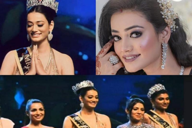 Chhattisgarh's daughter-in-law Chetna Tiwari won the crown of Mrs. India, Champa of Janjgir district, Indore, daughter-in-law of Rajesh Tiwari and Anita Tiwari, Chetna Joshi Tiwari husband Nilesh Tiwari, Sri Lanka's Colombo, fourth season of Mrs. India Ink contest, Aaradhyam Yoga Studio, Social Media Influencer, News,khabargali