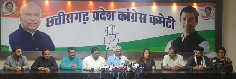 Chief Minister's political advisor Vinod Verma, press conference, direct allegation on ED's raid, ASI Chandrabhushan, Raipur, Chhattisgarh, Khabargali