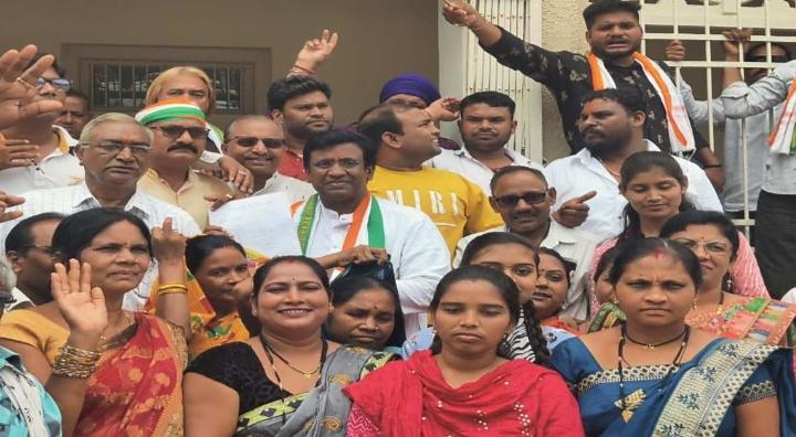 Pankaj Sharma presented claim from Raipur rural seat, Chhattisgarh,khabargali