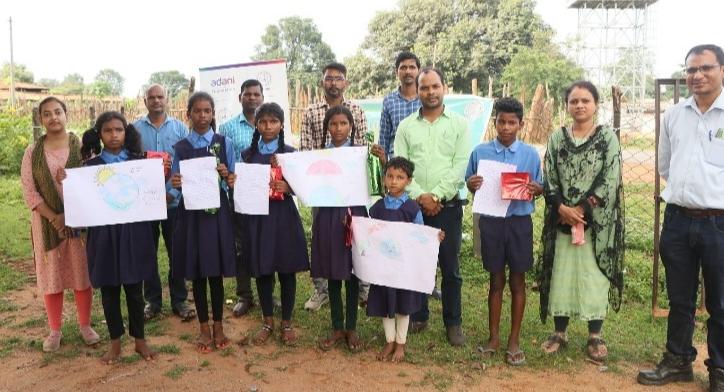 Ozone Day Celebration, Adani Foundation's Special Initiative for Environment Protection Awareness and Education, Village Basan, Parsa, Ghatbarra and Salhi, Chhattisgarh, Khabargali