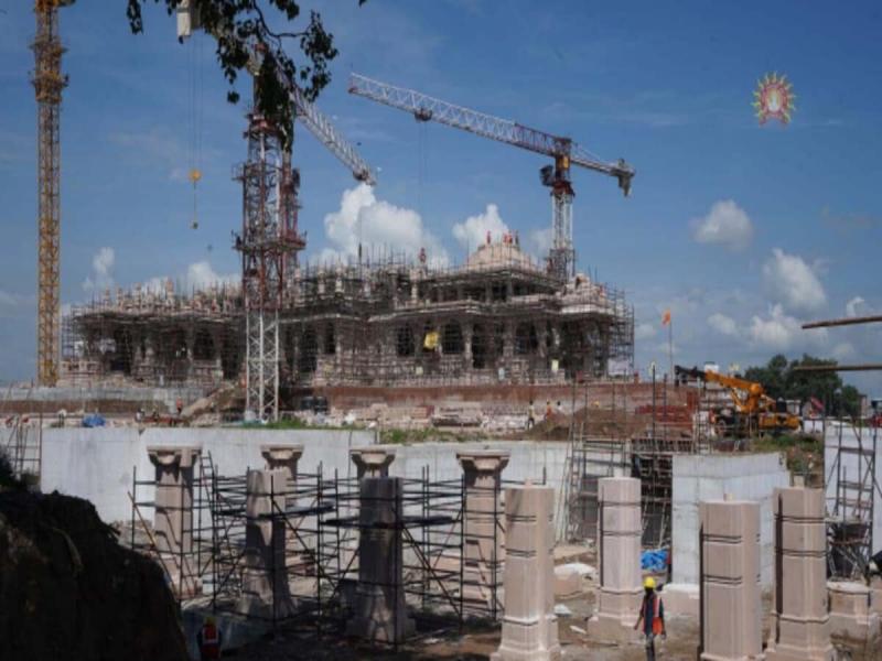Construction of the ground floor of the three-storey Ram Shri Ram temple will be completed by the end of December, the consecration of Shri Ram temple in Ayodhya, the first ray of the sun will fall on the idol of Lord Ram on Ram Navami on January 22, there will be two idols of Lord Ram in the sanctum sanctorum, one  One movable and one immovable, a lotus-shaped fountain is being built at a cost of Rs 100 crore, this time on Diwali, 24 lakh lamps will be lit on Ram Ki Pauri, Nripendra Mishra, PM Modi, Khabar