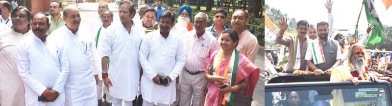 Chhaya Verma from Dharsiwa, Pankaj Sharma from Raipur Rural, Kuldeep Juneja from Raipur North, Vikas Upadhyay from West, Mahant Ramsundar Das from Raipur South, Dhanendra Sahu from Abhanpur, Shiv Dahria from Arang, Assembly Elections, Chhattisgarh, Khabargali.