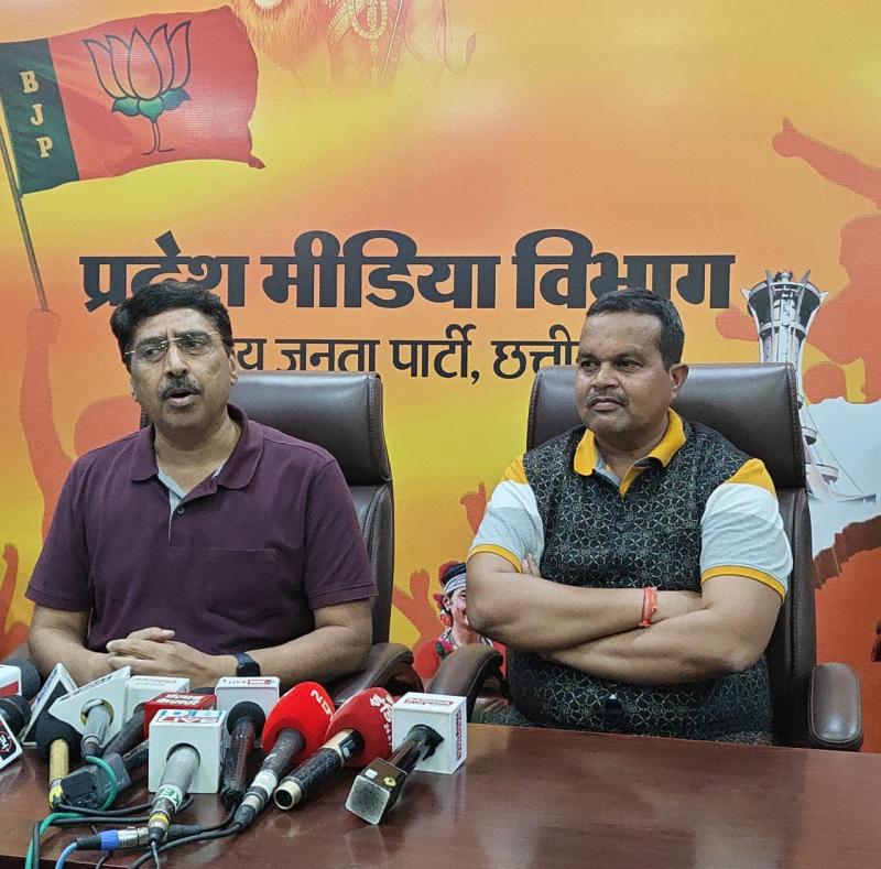 Congress candidate, assembly elections, Bharatiya Janata Party state spokesperson Deepak Mhaske, BJP office Ekatm Complex, state media co-in-charge Anurag Aggarwal, Chhattisgarh, Khabargali