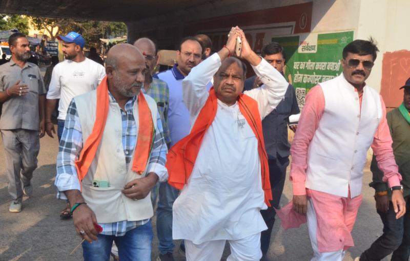 BJP candidate Purandar Mishra from Raipur North Assembly Constituency No. 50, Chhattisgarh Assembly Elections, Khabargali.