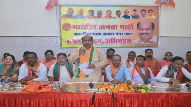 Capital's North Assembly BJP candidate Purandar Mishra, Raipur, Chhattisgarh, Khabargali.