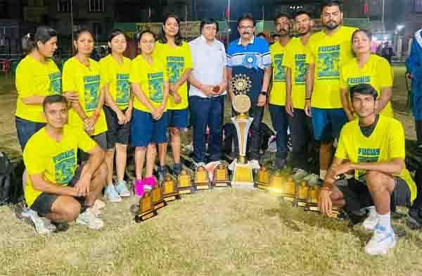 Chhattisgarh won gold in Mix Netball Championship, Hanuman Awardee, Secretary of Chhattisgarh Mix Netball Association, Coach of Chhattisgarh team Sudhir Verma, Khabargali