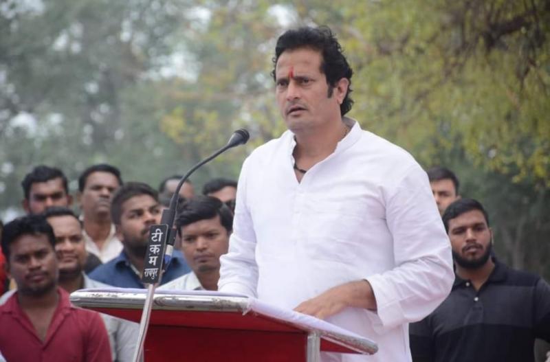 MLA and Congress candidate of West Assembly Vikas Upadhyay, Assembly elections, Chhattisgarh, Khabargali