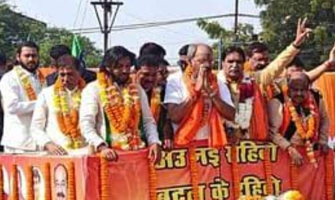 Hindutva, development and Modi's trusted faces, Guarantee, Raipur BJP's Purandar Mishra defeated Congress's Kuldeep Juneja from North, Chhattisgarh, Assembly elections, Bharatiya Janata Party, West Assembly seat Rajesh Munat defeated Congress candidate Vikas Upadhyay, former minister Brajmohan from South. Aggarwal defeated Mahant Ram Sundar Das of Congress, Raipur Rural Assembly seat BJP Motilal Sahu defeated Pankaj Sharma of Congress, Anuj Sharma, Khabargali