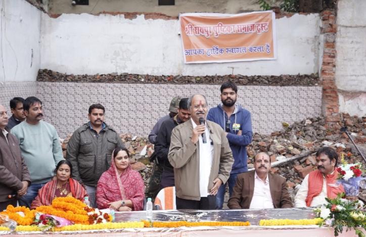 Brijmohan Aggarwal, Bulldozer MLA will again roar in the first public program of the eighth term, Chhattisgarh, Khabargali