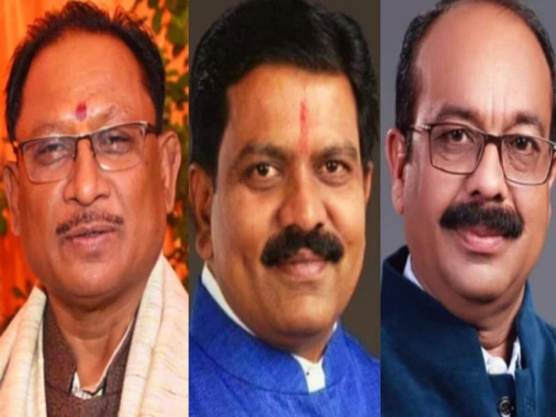CM Sai will take oath along with Deputy CM Arun Sao and Vijay Sharma, Chhattisgarh, Khabargali