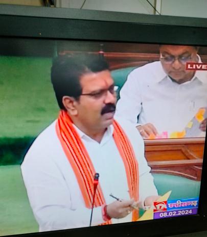 Mahadev Satta, Deputy Chief Minister and Home Minister Vijay Sharma, Rajesh Munat of BJP, Question Hour in Chhattisgarh Assembly, Khabargali