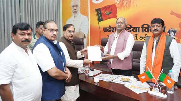 Demand for Champaran Mahotsav in Gaon Chalo campaign, BJP leader Ashok Bajaj, Education and Tourism Minister Brijmohan Aggarwal, Chhattisgarh, Khabargali