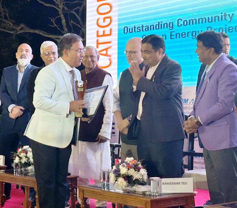 Chhattisgarh became the winner in the Outstanding Community Based Green Energy Project. Chhattisgarh Biofuel Development Authority was awarded the India Green Energy Award 2024, Khabargali.