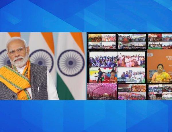 17 stations including Mandir Hassaud, Sarona will be rejuvenated, PM Modi laid the foundation stone. Facilities will be expanded in 38 stations of the state, Khabargali.