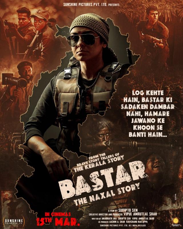 Produced by Vipul Amritlal Shah's Sunshine Pictures and co-produced by Ashin A Shah, 'Bastar: The Naxal Story' directed by Sudipto Sen, Adah Sharma, The Kerala Story, Chhattisgarh, Khabargali