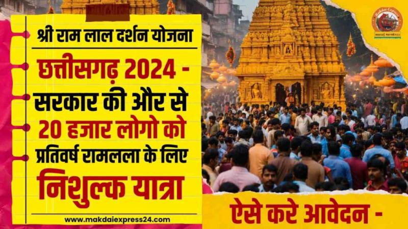 Shri Ramlala Darshan Scheme: 850 devotees of Chhattisgarh will go to Ayodhya Dham on March 5, Chief Minister Shri Sai will flag off, Tourism and Culture Minister Brijmohan Aggarwal, Khabargali