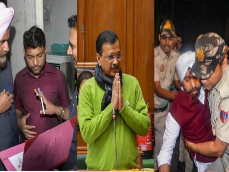 Delhi Chief Minister Kejriwal arrested, ED reached the bungalow of Delhi Chief Minister Arvind Kejriwal with search warrant, money laundering cases related to excise policy, bench of Justice Suresh Kumar Kait and Justice Manoj Jain of Delhi High Court, Enforcement Directorate ED team, news street, khabargali