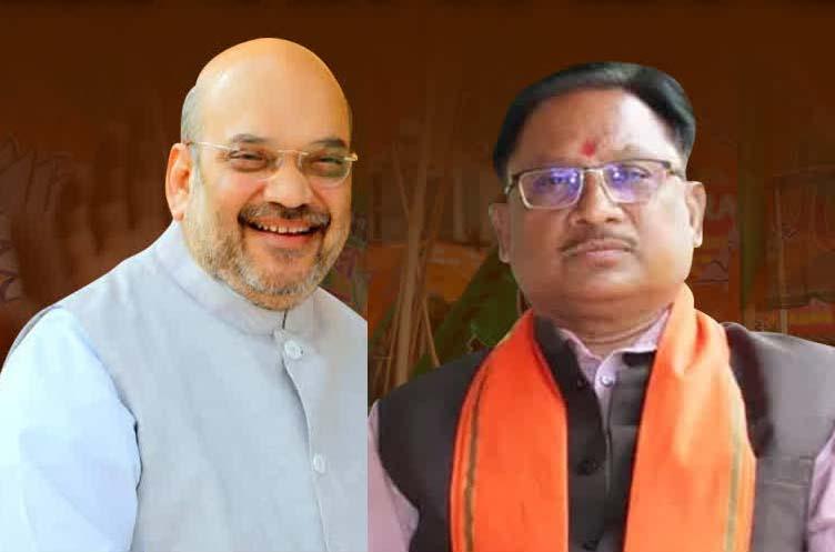 Home Minister Amit Shah praised Chhattisgarh government on Naxal front, Chief Minister expressed gratitude, Vishnudev Sai Government, Khabargali