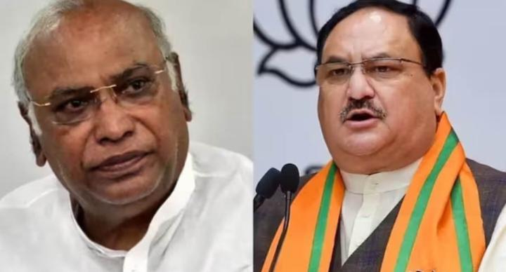 Election Commission issues notice to Kharge and Nadda, says do not make religious-communal statements, do not make wrong comments on the Constitution, Khabargali