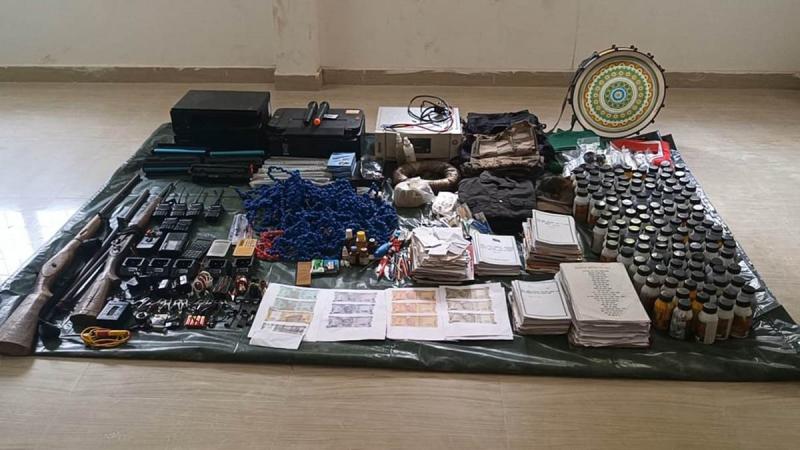 Big disclosure under anti-Naxal campaign, note printing machine found from Naxalites, samples of notes also recovered..