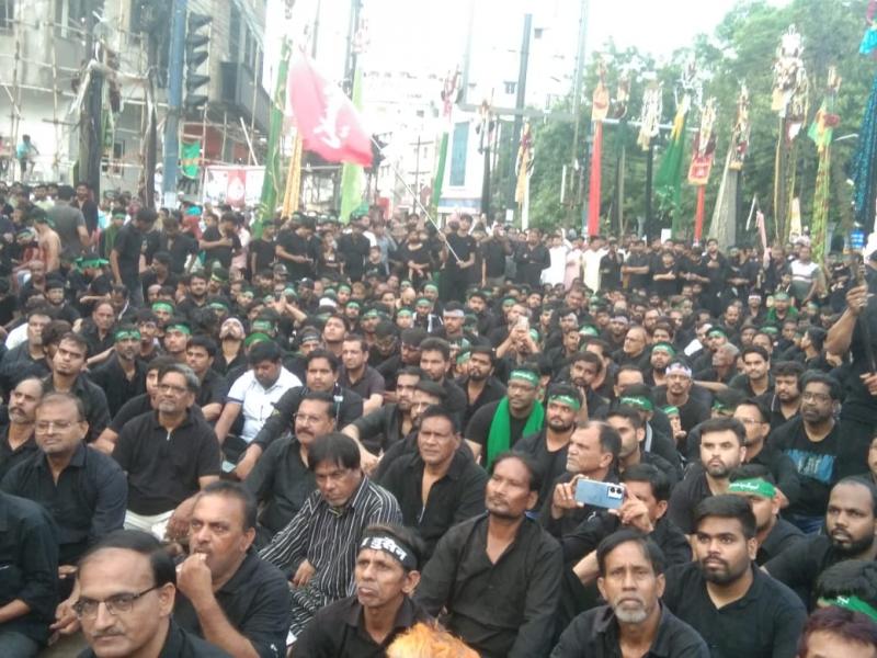 A huge mourning procession was taken out in the capital on “Yaume Ashura”, “Yaume Ashura” the martyrdom day of Hazrat Imam Hussain, the grandson of Prophet Hazrat Mohammad S.A.W., Haider Ali President Hyderi Mosque Trust Mominpara, Raipur, Chhattisgarh, Khabargali