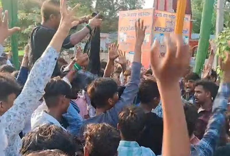 Slogan raised in Amethi "If you want to live in India, then say Ya Hussain" Chhattisgarh Congress should clarify its opinion on this, BJP state general secretary Jagdish Ramu Rohra, Khabargali